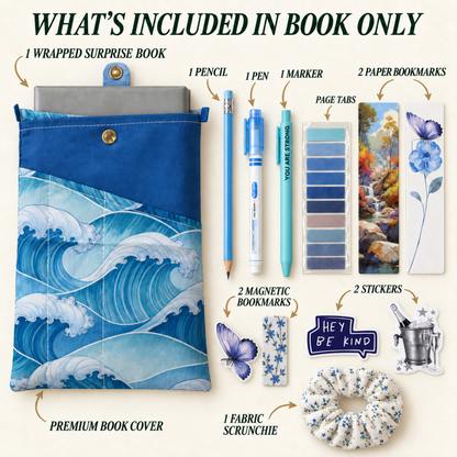 Ocean Blue Blind Date With a Book Gift Set