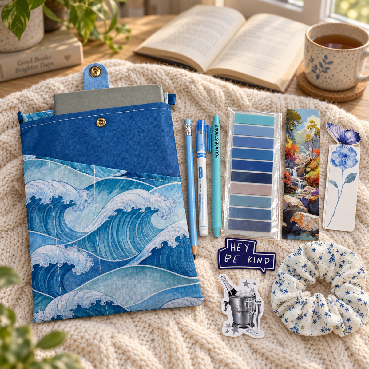 Ocean Blue Blind Date With a Book Gift Set