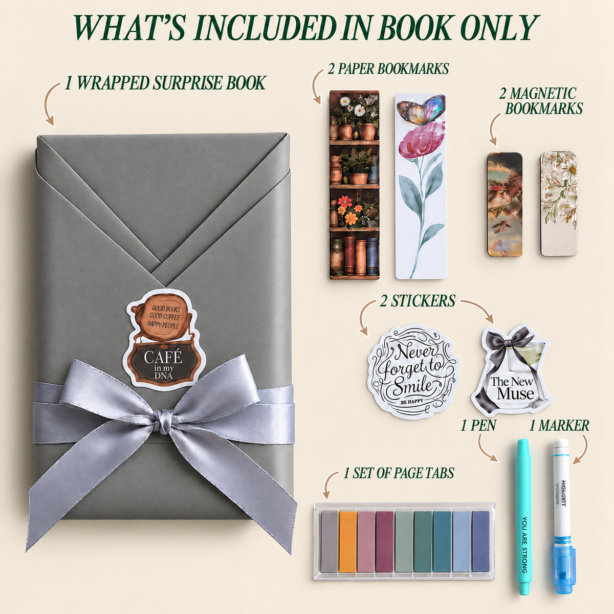 Fall Blind Date with a Book - Autumn Cozy gift set with bookish bundle