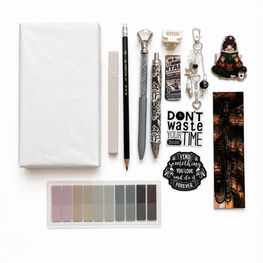 Black Mystery – Blind Date with a Book Box - Bookish Bundle