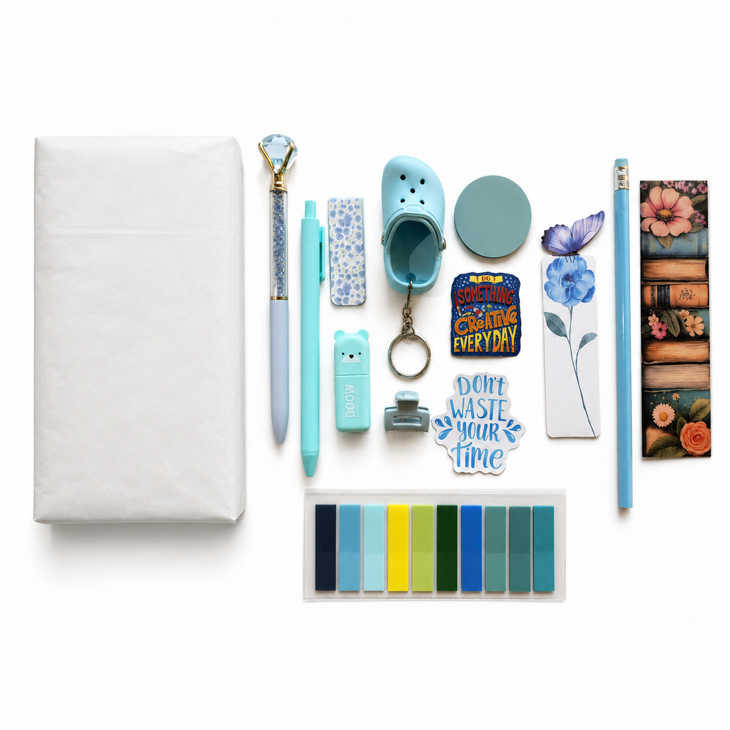 Blue Escape – Adventure Blind Date with a Book Box - Bookish Bundle