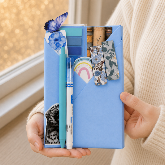 Blue Escape – Adventure Blind Date with a Book Box - Bookish Bundle