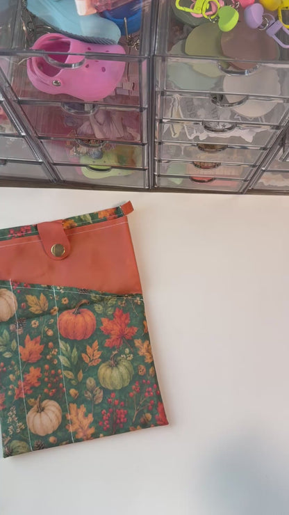Autumn Blind Date With a Book Gift Set –  Reusable Book Sleeve Cover with Pockets